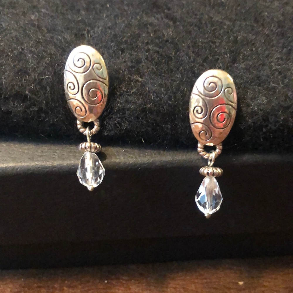 Brighton crystal drop earrings